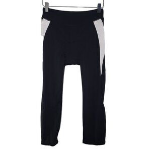 DaYoung 3D Padded Cycling Capri Pants Nylon Stretch Black Womens Medium